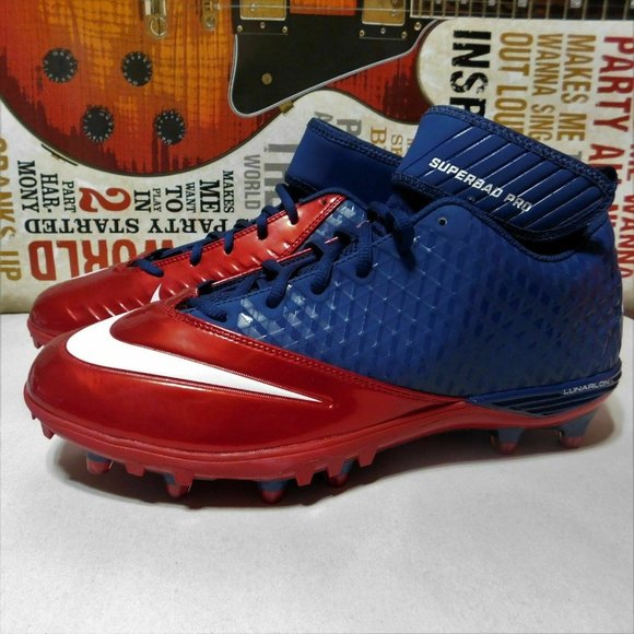 Nike Lunar Superbad Pro TD Football Cleats Navy main image 4